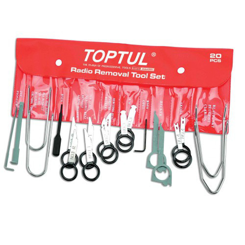 Набір для знімачів автомагнітол 20од. TOPTUL JGAA2001