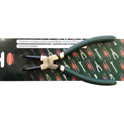 Знімач стопорних кілець вигнутий на стиск (90 °, L-180мм) ROCKFORCE RF-609180HB