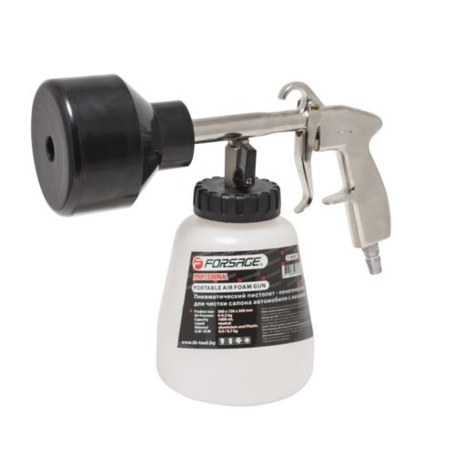 Пістолет пневматичний "Tornado" для хімчистки салону а / м з ємністю 1л і насадкою-піногенератором Forsage F-203811