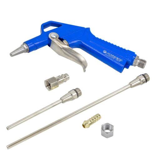 Пістолет обдувочной з комплектом сопел 3пр. (20,90,165мм + штуцер під б / д + штуцер ялинка 8 мм) Forsage F-DG-12-K