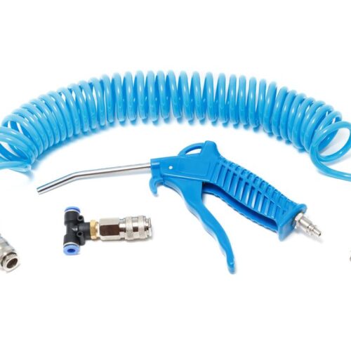 Пістолет продувочний зі шлангом і фітингами-перехідниками для вантажних а/м (сопло-120мм, шланг-5м),