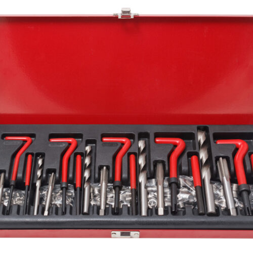 Набор для восстановления резьбы комбинированный 131 предмет(М5×0,8,M6x1,M8x1,25,M10x1,5,M12x1,75) Partner PA-1763