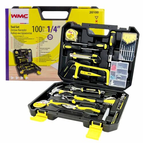 Набір інструментів 100пр. (6гр.) WMC TOOLS 20100