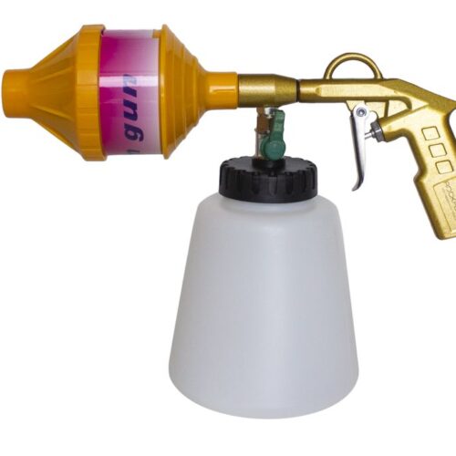 Пістолет пневматичний''Tornado'' для хімчистки салону а/м з насадкою-піногенератором (ємність 1л, 6bar, витрата повітря 120л/хв) RockForce RF-203824