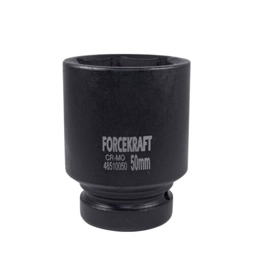 Головка ударна глибока 1'' 6-гранна 50мм Forcekraft FK-48510050