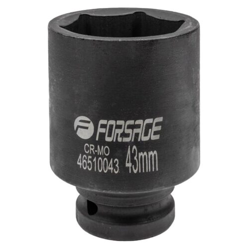 Головка ударна глибока 3/4" 6-гранна 43мм ROCKFORCE RF-46510043