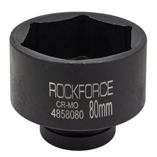 Головка ударна 1" 6гр. 80мм ROCKFORCE RF-4858080