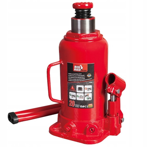 Домкрат стовпчиковий пляшковий гідравлічний 20 т 242–452 мм TORIN T92004