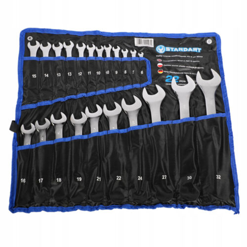 Набір ключів комбінованих 6-32 мм 22 шт. у чохлі СТАНДАРТ NKK22ST-S
