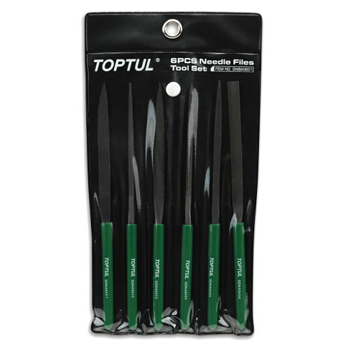Набір прецизійних голчастих напилків TOPTUL L160мм 6од. GNBA0601