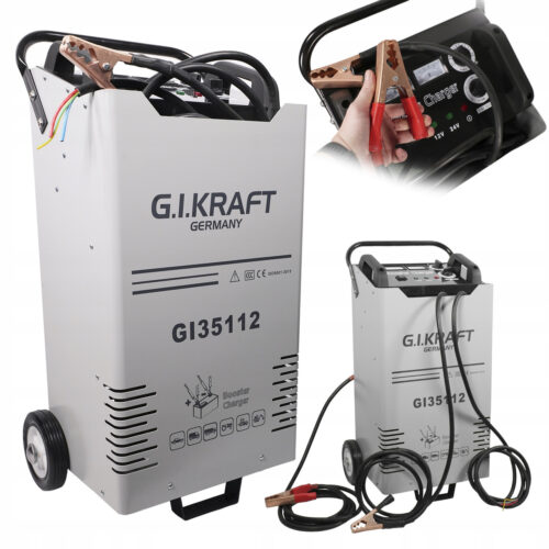 Пускозарядний пристрій 12/24 V, 500 A, 220 V G.I.KRAFT GI35112