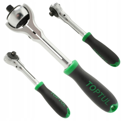 Тріскачка 1/4″ шарнірна (360°) TOPTUL 72 зубца CJLN0816