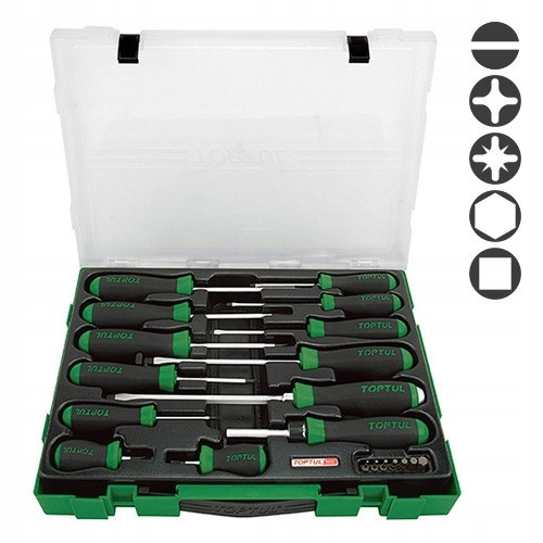 Набір професійних викруток TOPTUL 20 од. GZC2005