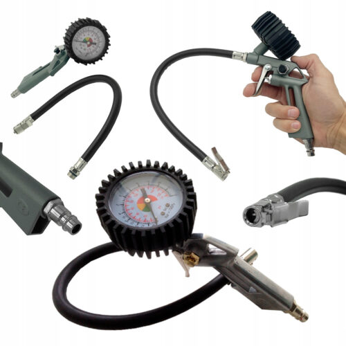 Пістолет для підкачування коліс із манометром 12 бар AIRKRAFT STG-08