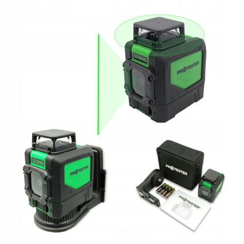 Лазерний рівень, H360°/1V, (зелений промінь) PROTESTER LL305G