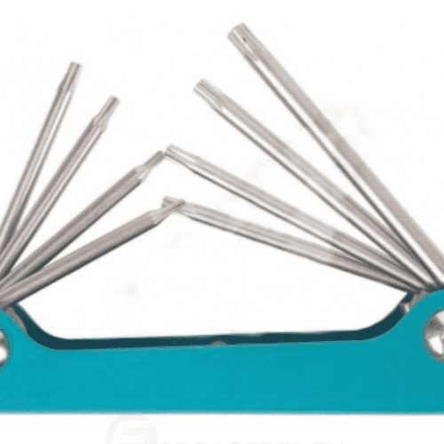 Набір ключів TORX 6-гранних складені 8пр. (T5-T10, T15, T20)