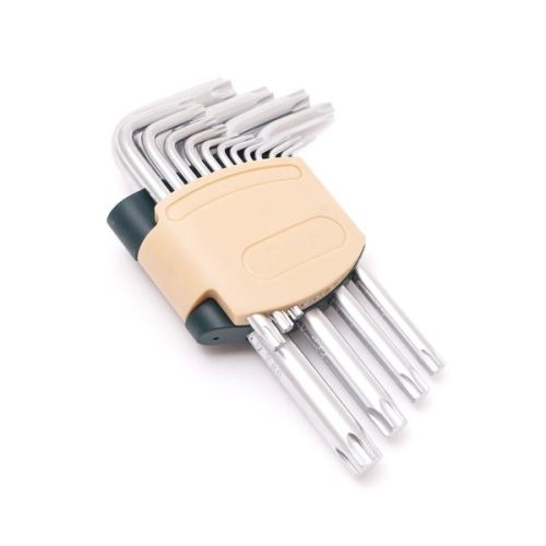 Набір ключів TORX Г-подібних, 15 предметів (Т6, Т7, Т8, Т9, Т10, Т15, Т20, Т25, Т27, Т30, Т40, Т45, Т50, Т55, Т60) ROCKFORCE RF-5151