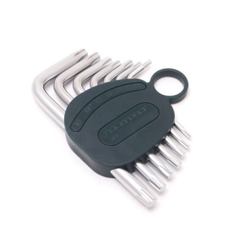 Набір ключів TORX Г-подібних, 7 предметів (Т10,Т15,Т20,Т25,Т27,Т30,Т40) в пластиковому тримачі ROCKFORCE RF-5071