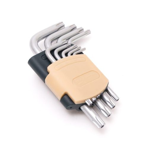 Набір ключів TORX Г-подібних з отвором, 9пр. (Т10Н, Т15Н, Т20Н, Т25Н,Т27Н, Т30Н, Т40Т, Т45Н,Т50Н) ROCKFORCE RF-5098T